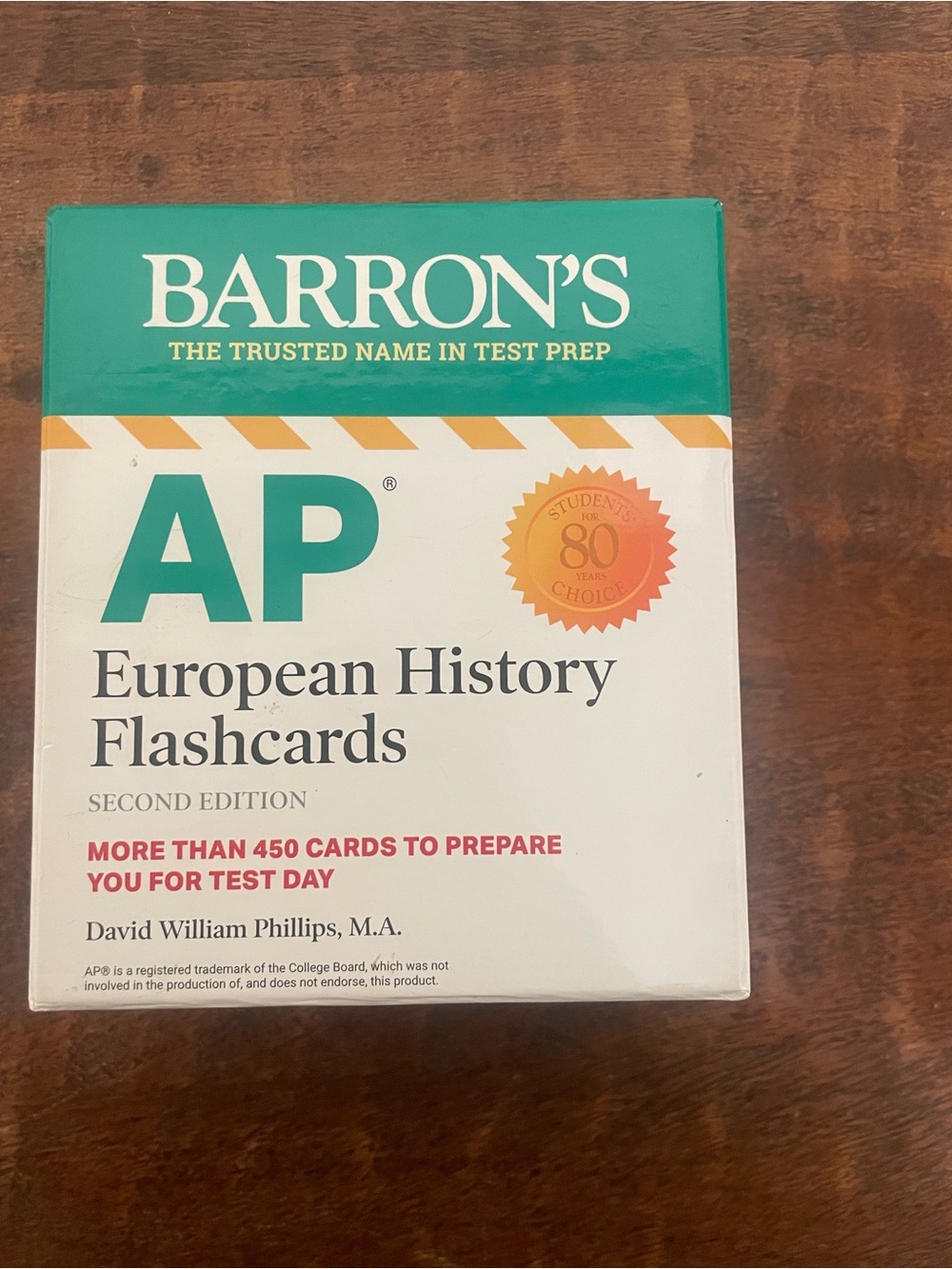 BARRON’s AP European history flashcards